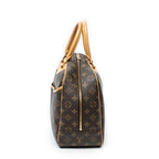 Handbag Deauville Brown Monogram Canvas