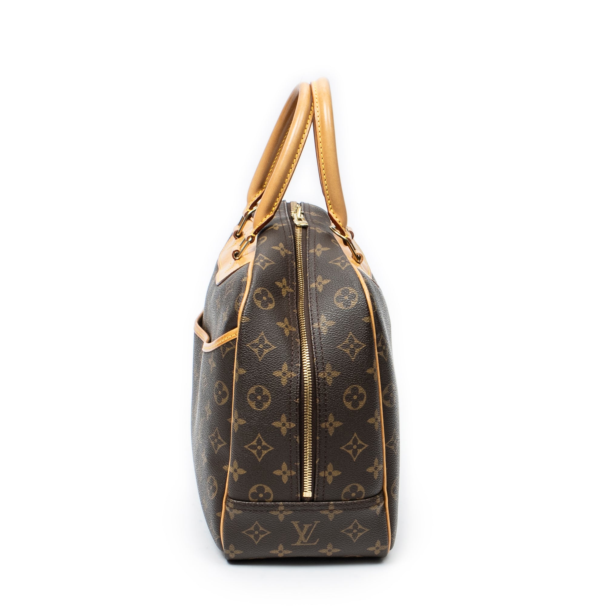 Handbag Deauville Brown Monogram Canvas