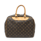 Handbag Deauville Brown Monogram Canvas