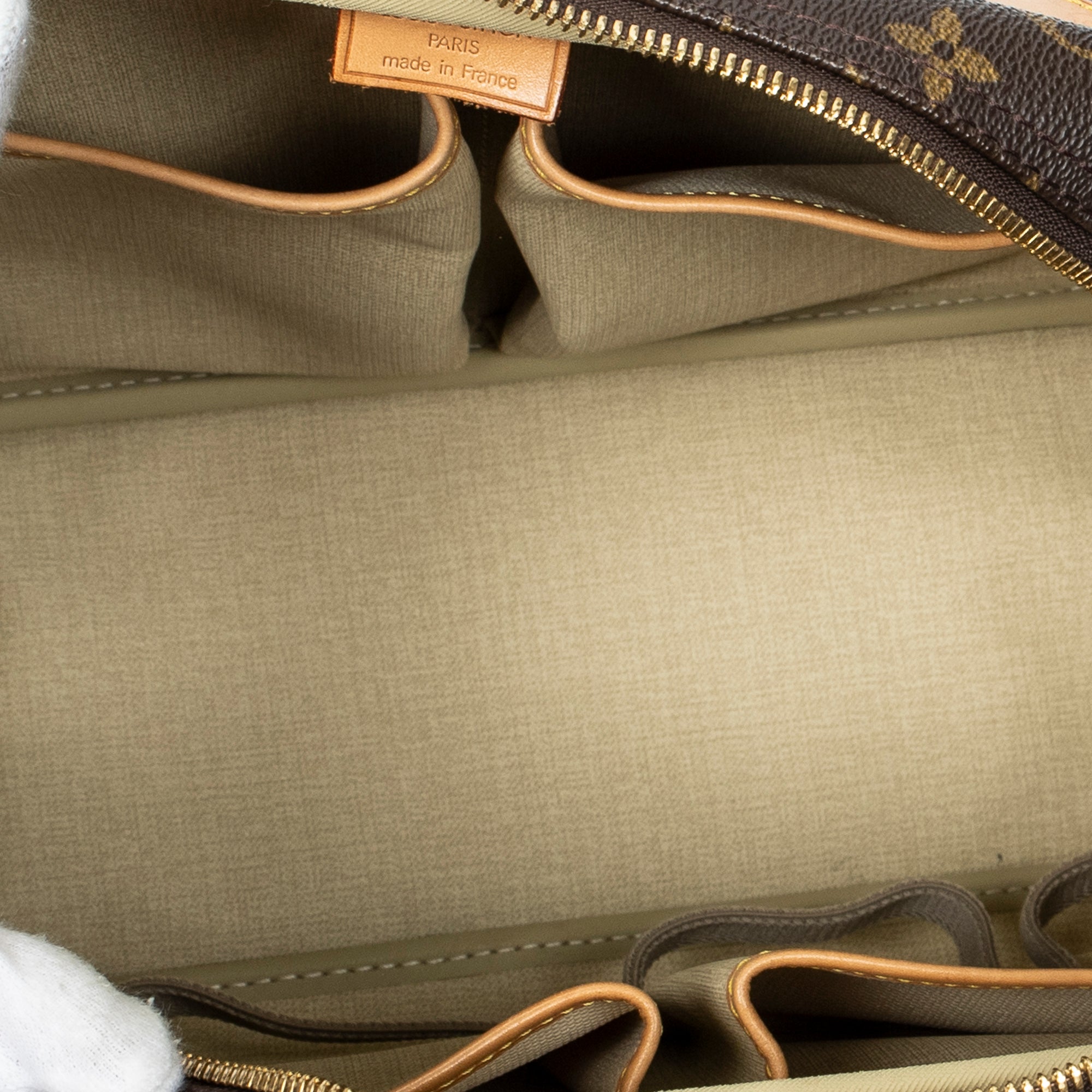 Handbag Deauville Brown Monogram Canvas