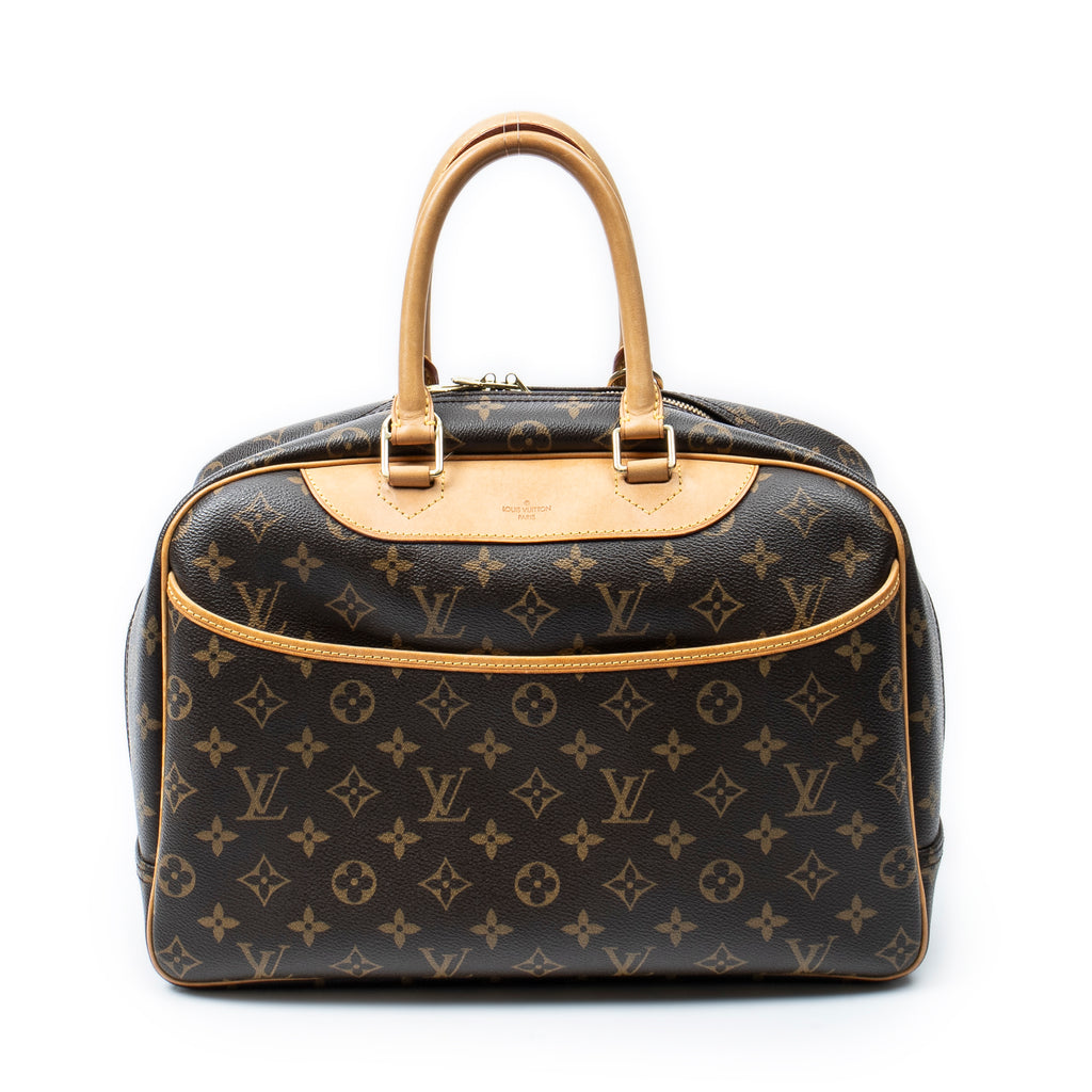 Handbag Deauville Brown Monogram Canvas