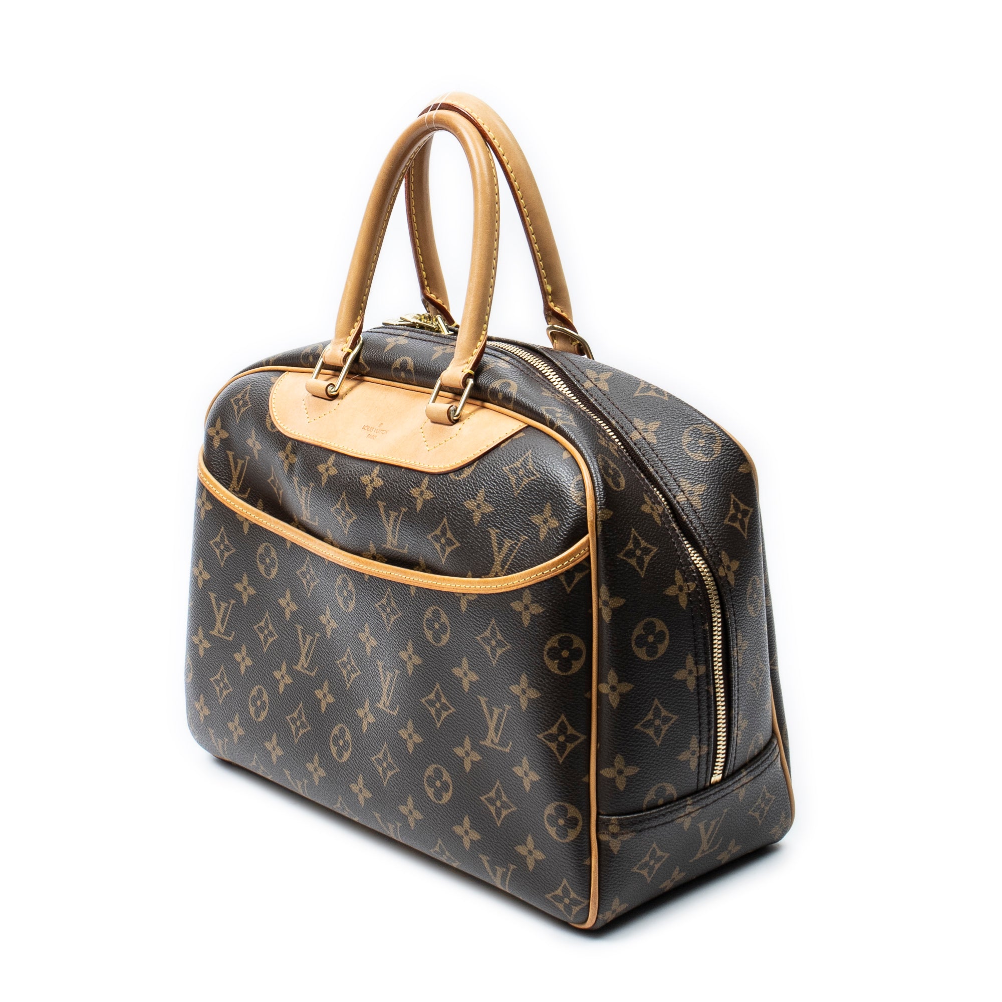 Handbag Deauville Brown Monogram Canvas