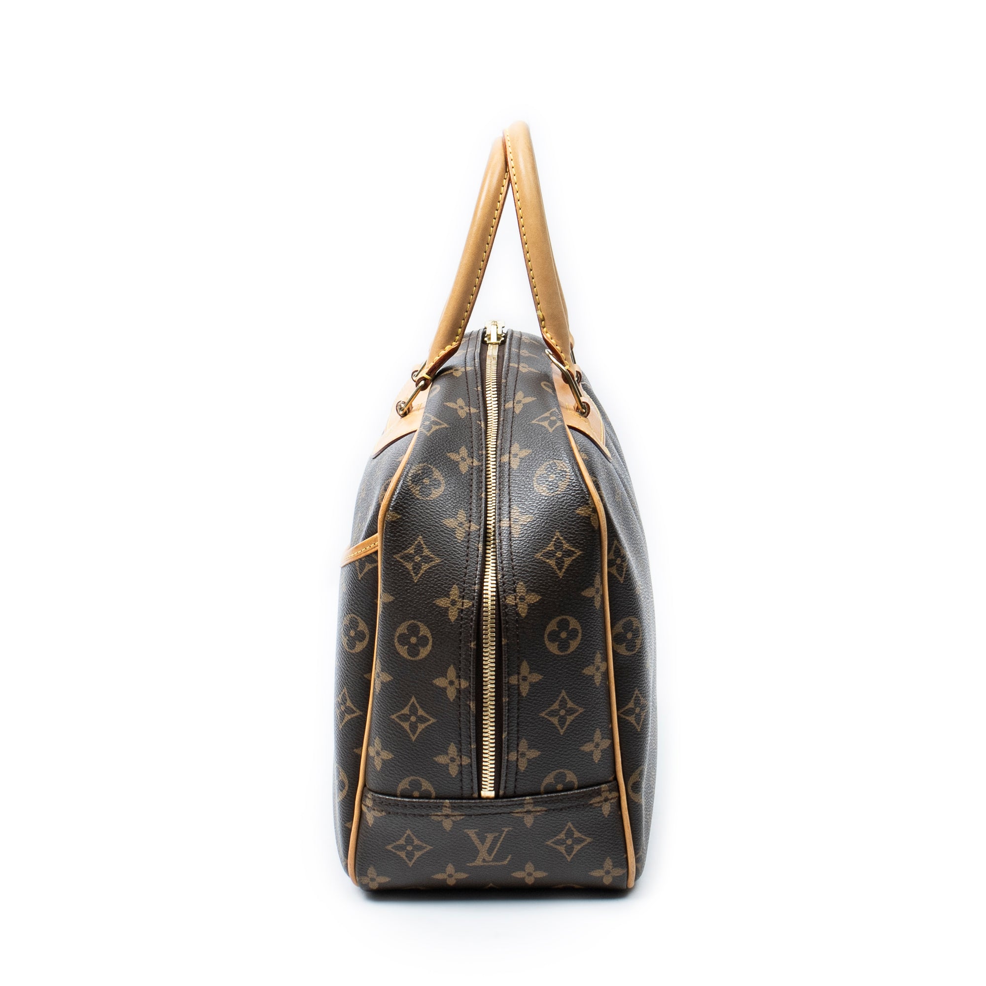 Handbag Deauville Brown Monogram Canvas