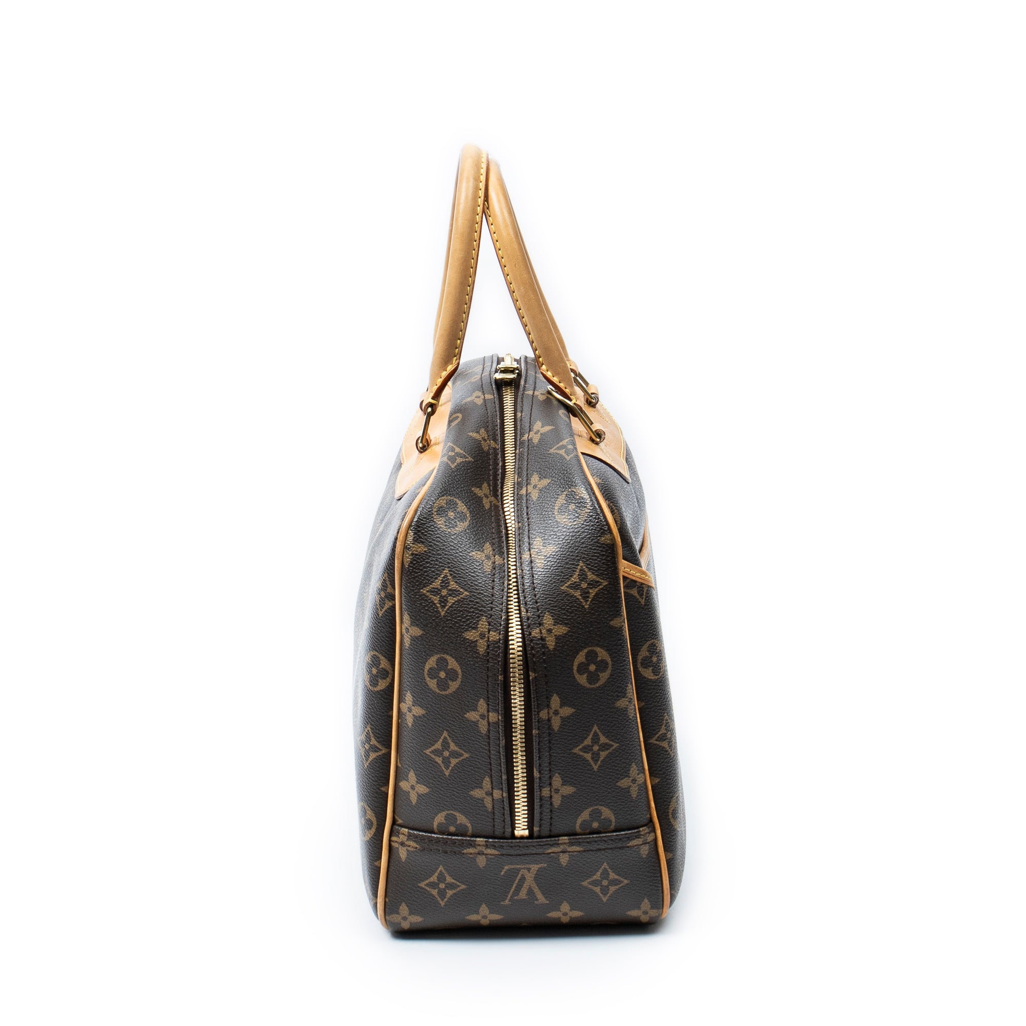 Handbag Deauville Brown Monogram Canvas