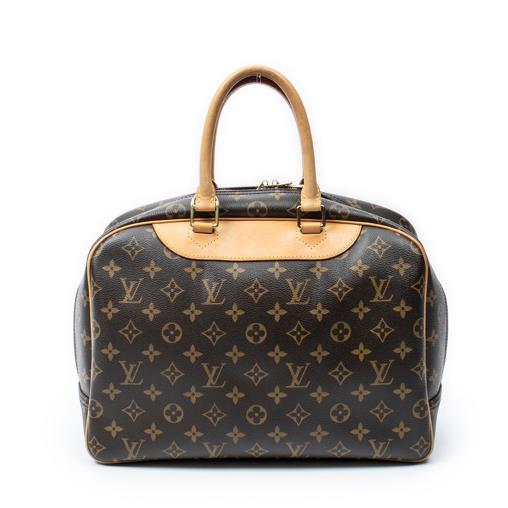 Handbag Deauville Brown Monogram Canvas