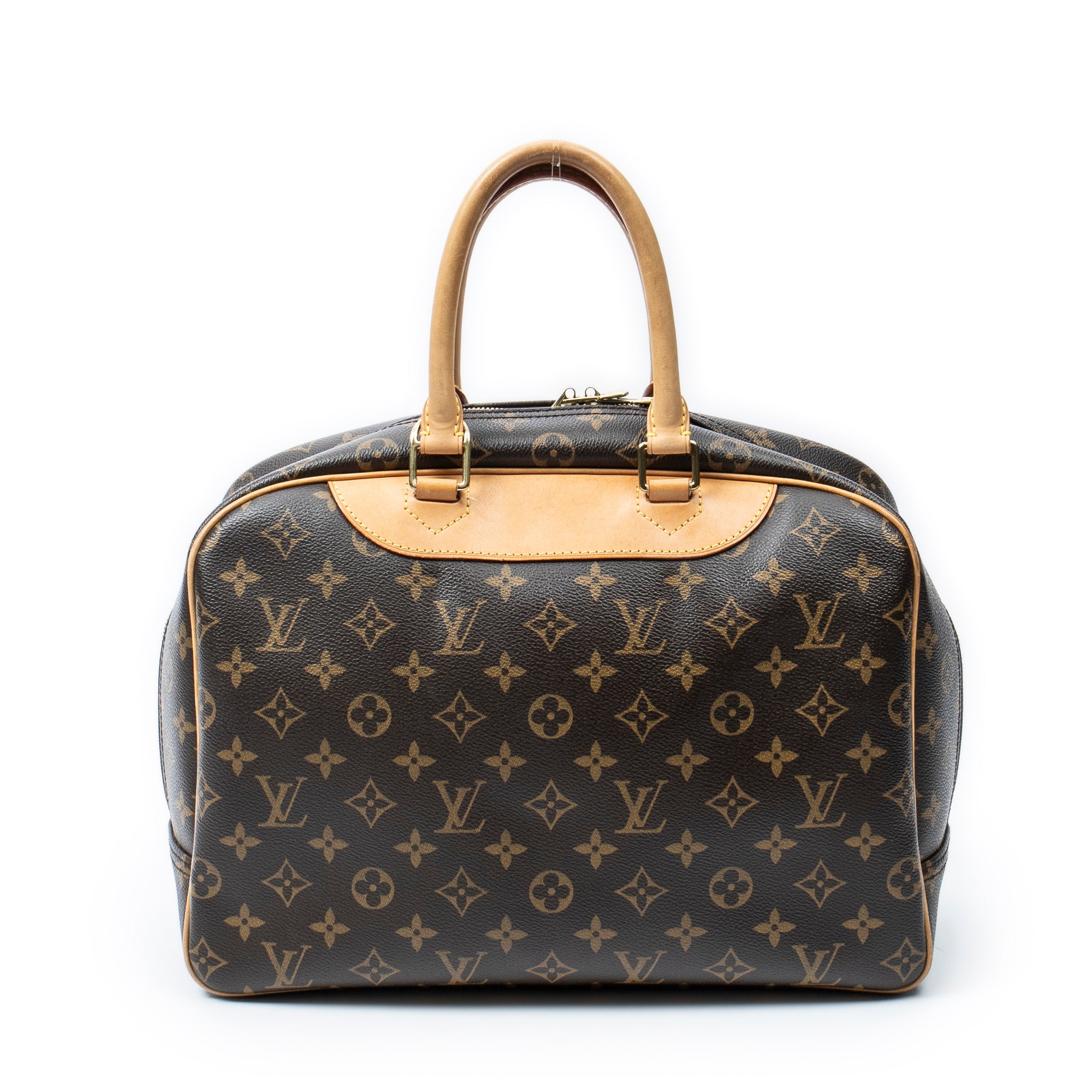 Handbag Deauville Brown Monogram Canvas