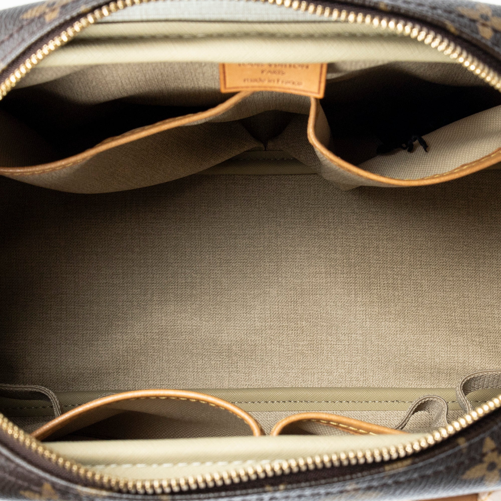 Handbag Deauville Brown Monogram Canvas
