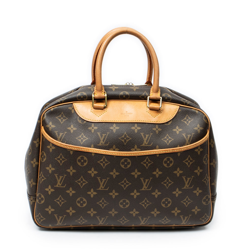 Handbag Deauville Brown Monogram Canvas