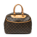 Handbag Deauville Brown Monogram Canvas