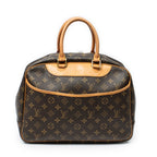 Handbag Deauville Brown Monogram Canvas