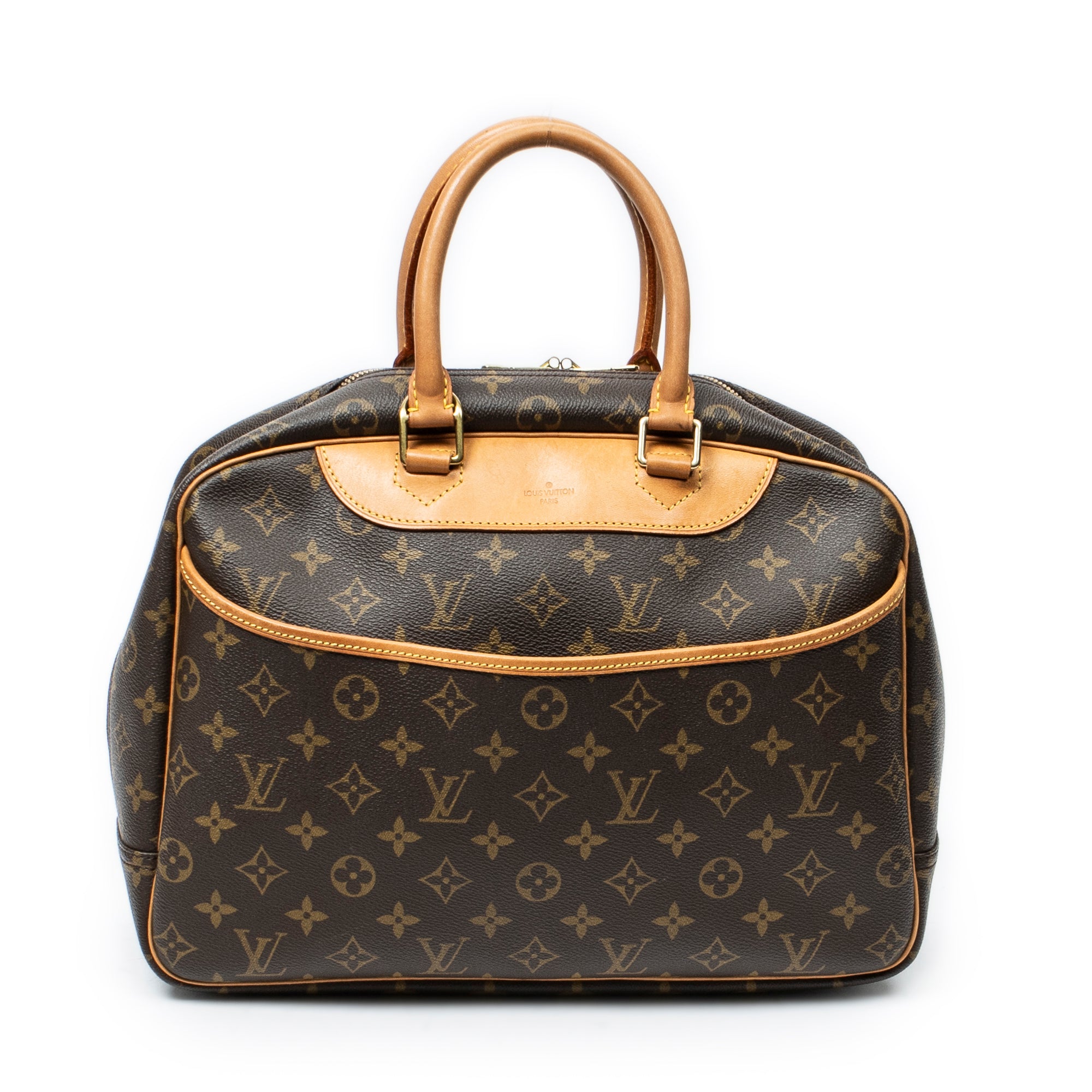 Handbag Deauville Brown Monogram Canvas