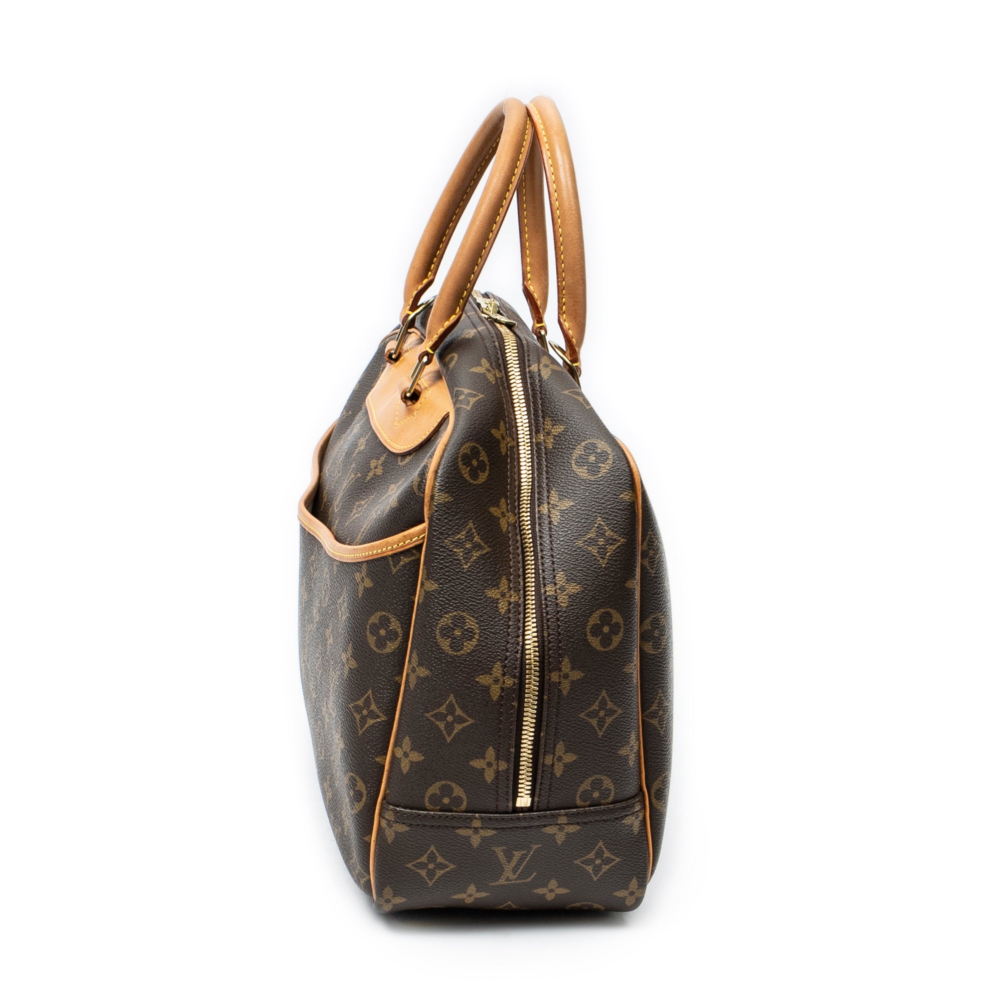 Handbag Deauville Brown Monogram Canvas