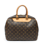 Handbag Deauville Brown Monogram Canvas