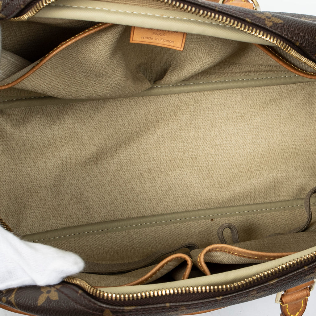 Handbag Deauville Brown Monogram Canvas