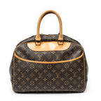 Handbag Deauville Brown Monogram Canvas