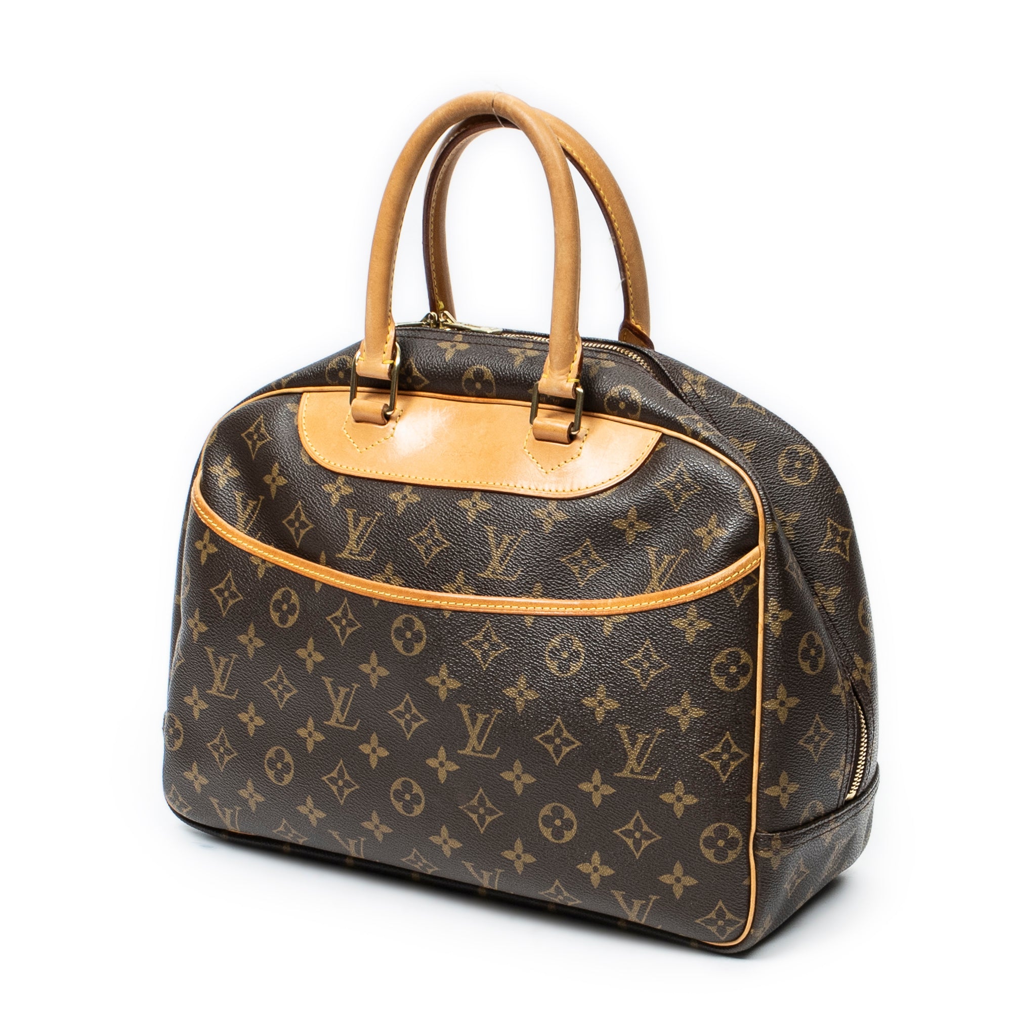Handbag Deauville Brown Monogram Canvas