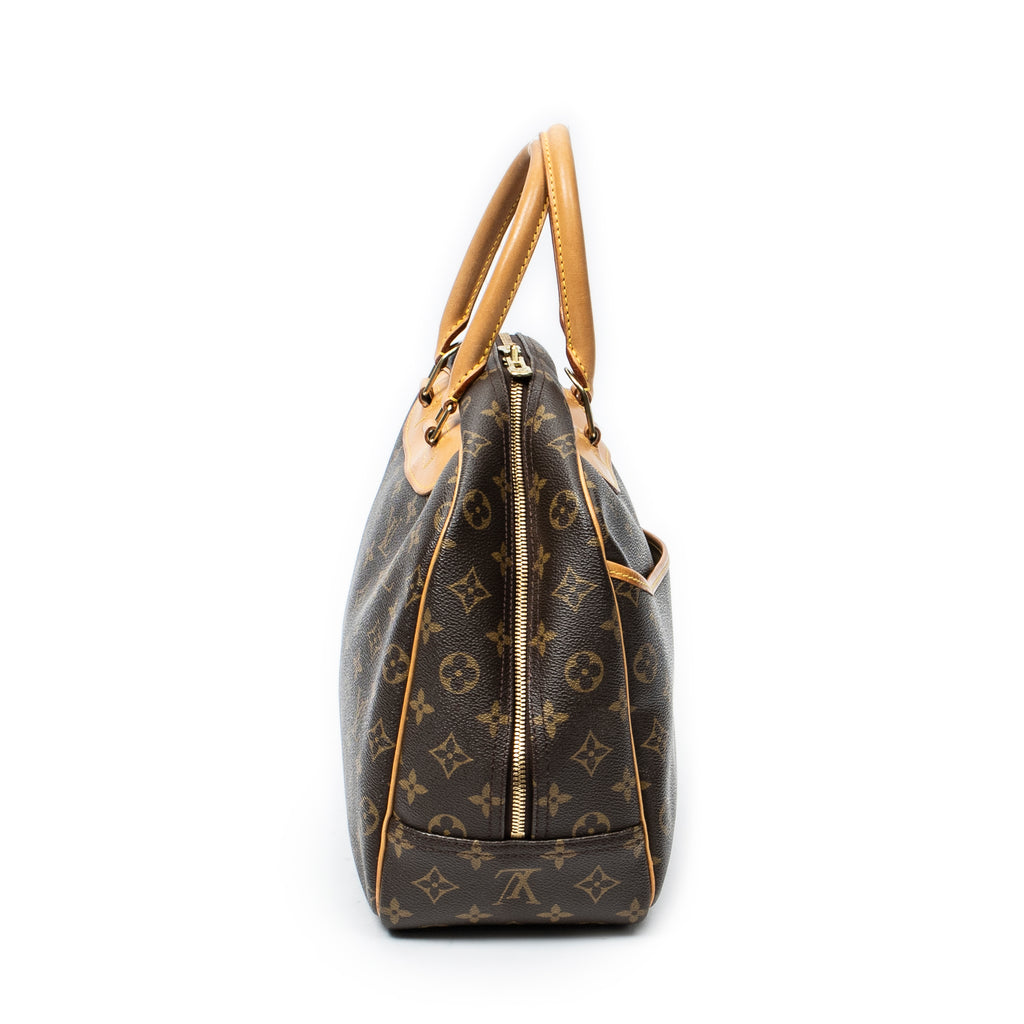 Handbag Deauville Brown Monogram Canvas