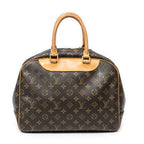 Handbag Deauville Brown Monogram Canvas