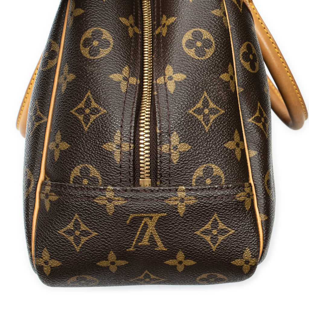 Handbag Deauville Brown Monogram Canvas