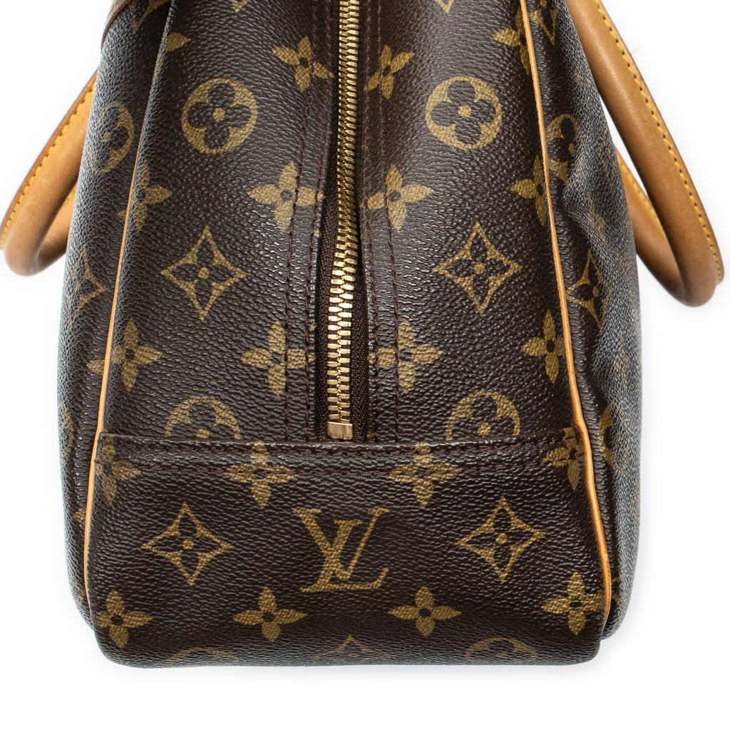 Handbag Deauville Brown Monogram Canvas