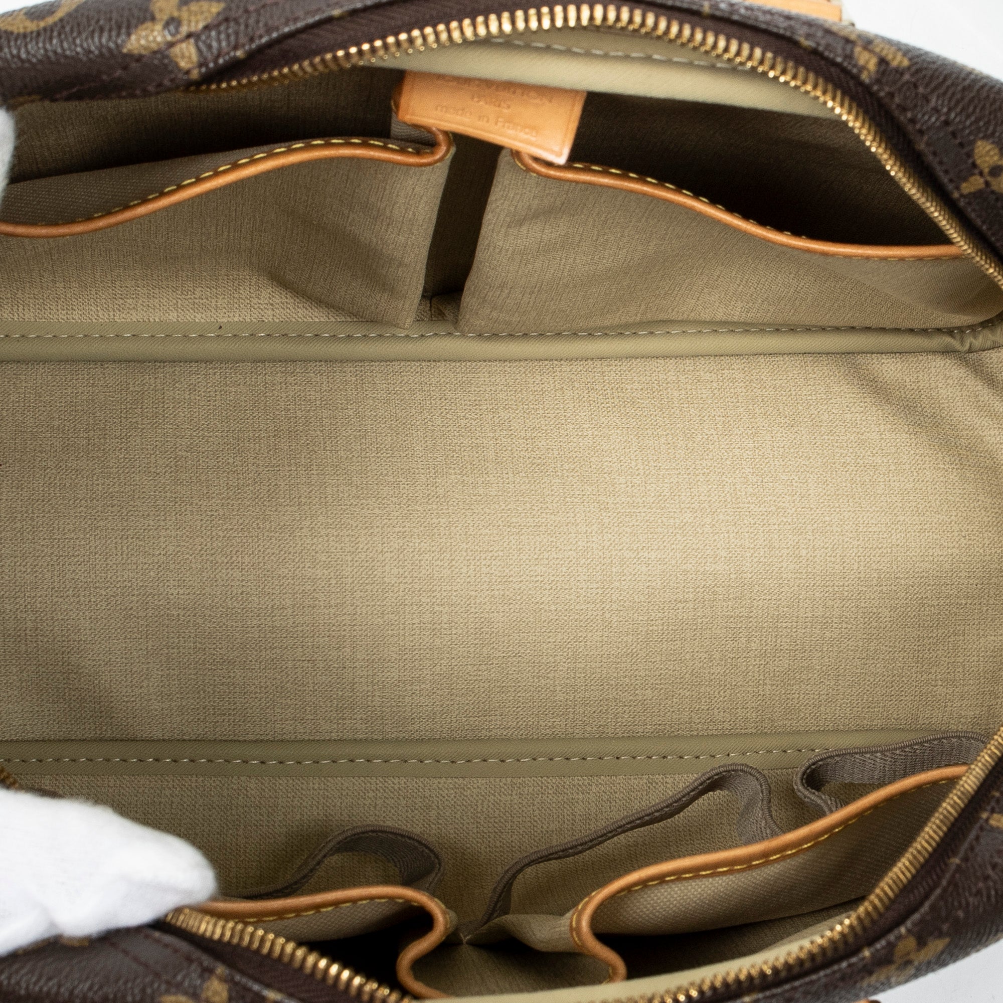 Handbag Deauville Brown Monogram Canvas