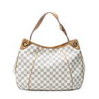Shoulder Bag Galliera PM Ivory Damier Azur