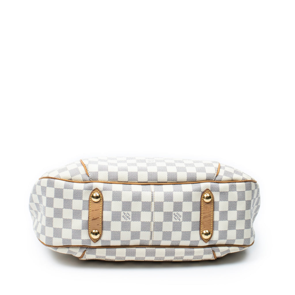 Shoulder Bag Galliera PM Ivory Damier Azur