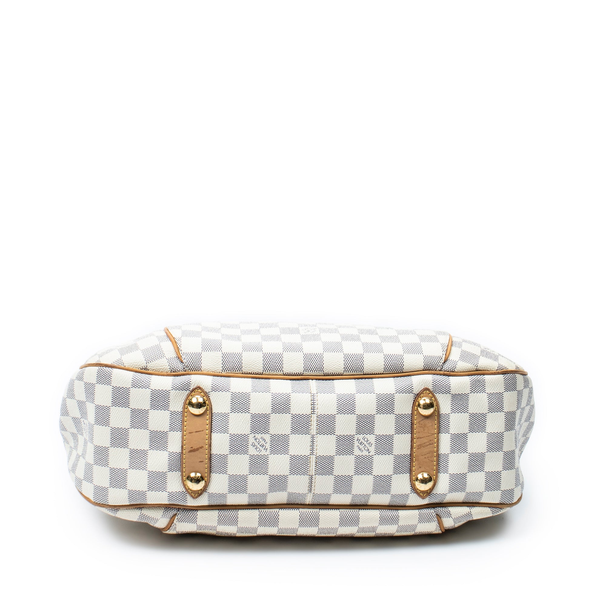 Shoulder Bag Galliera PM Ivory Damier Azur