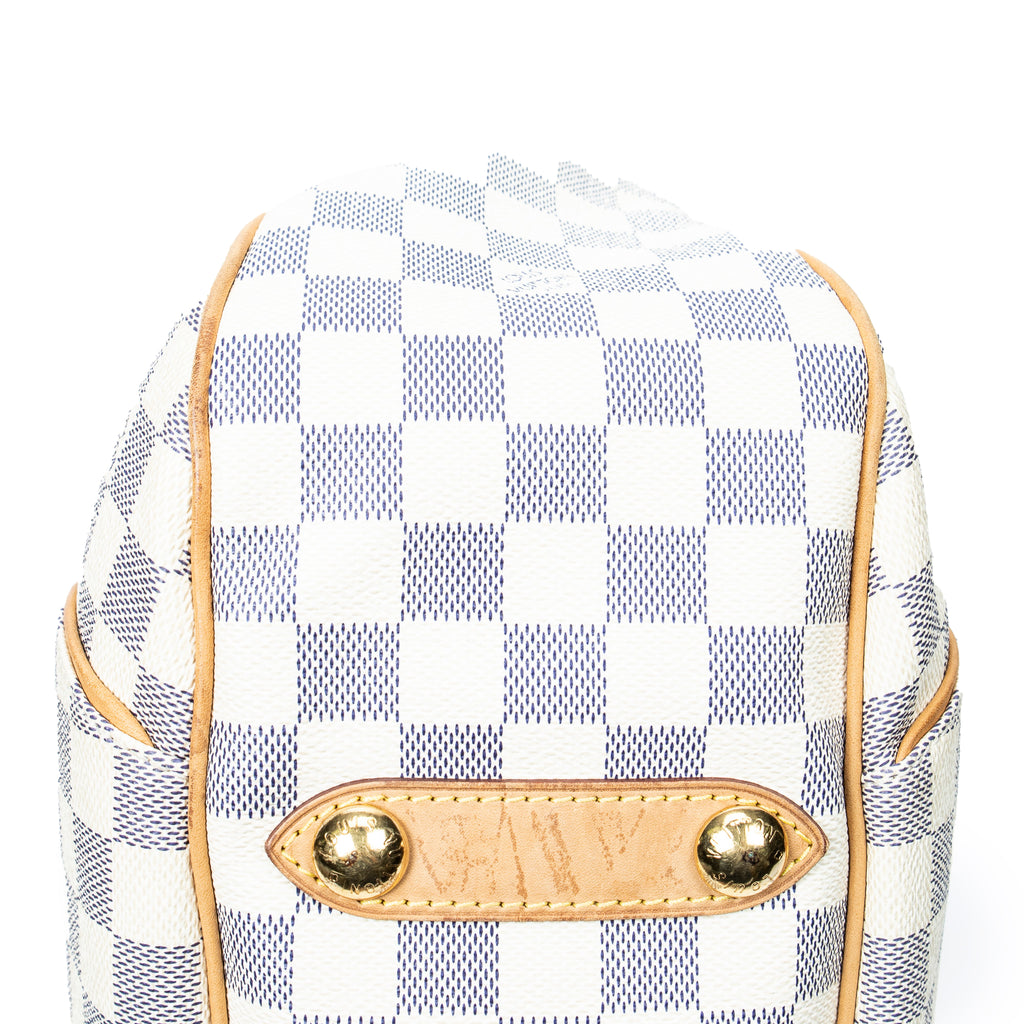 Shoulder Bag Galliera PM Ivory Damier Azur