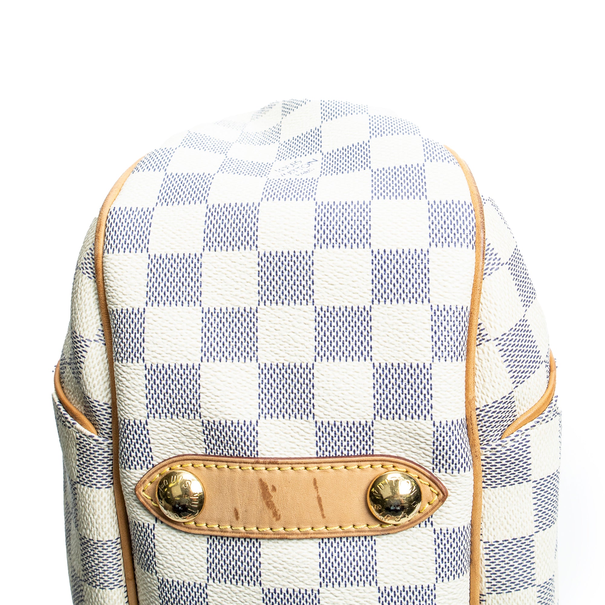 Shoulder Bag Galliera PM Ivory Damier Azur
