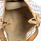 Shoulder Bag Galliera PM Ivory Damier Azur