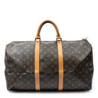 Bolsa de viaje Keepall 50 lona Monogram marrón