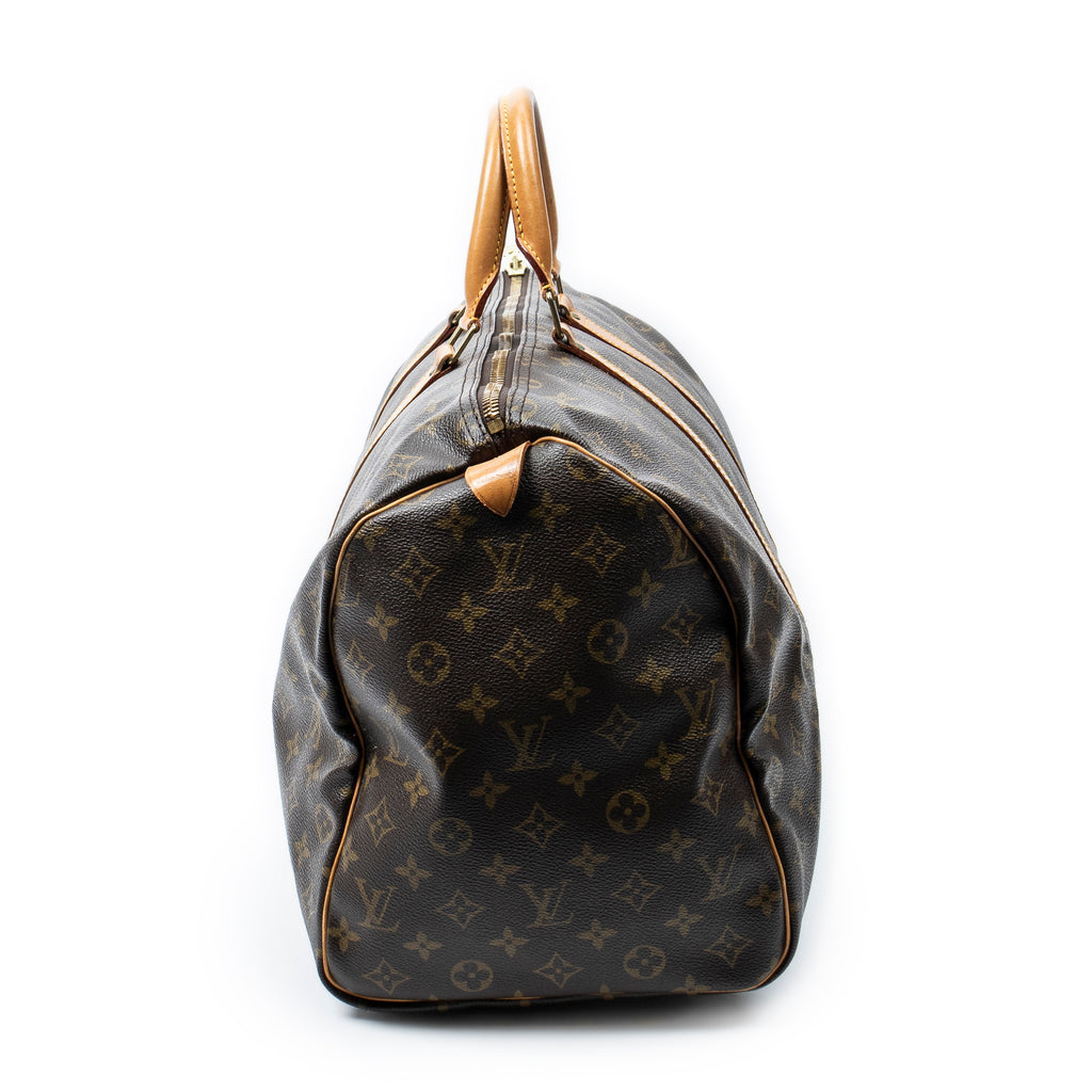 Bolsa de viaje Keepall 50 lona Monogram marrón