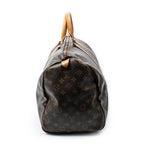 Bolsa de viaje Keepall 50 lona Monogram marrón