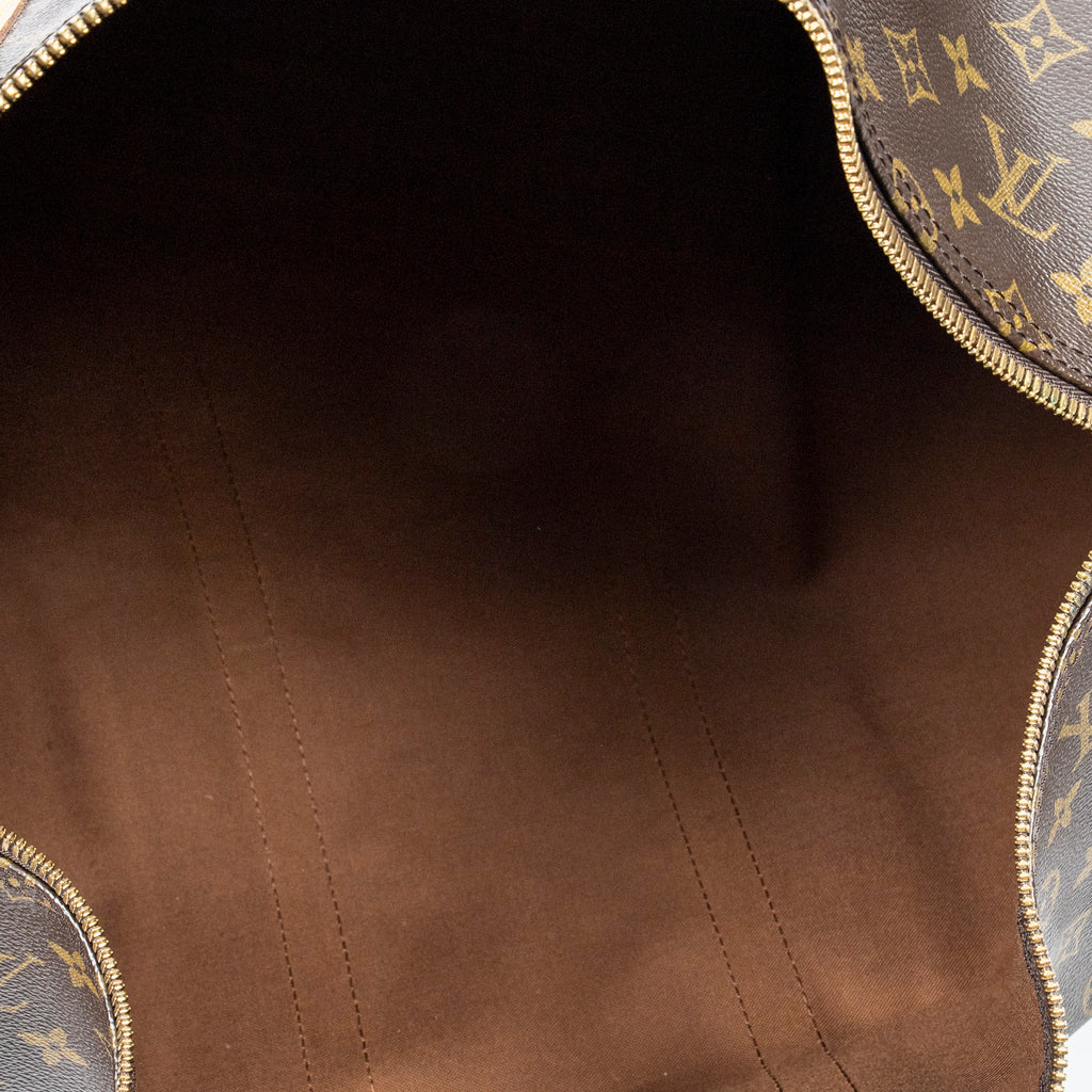 Bolsa de viaje Keepall 50 lona Monogram marrón