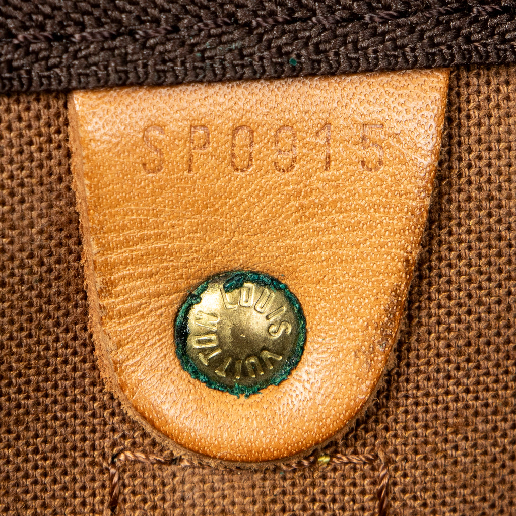 Travel Bag Keepall 55 Brown Monogram Canvas