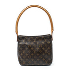 Shoulder Bag Looping MM Brown Monogram Canvas