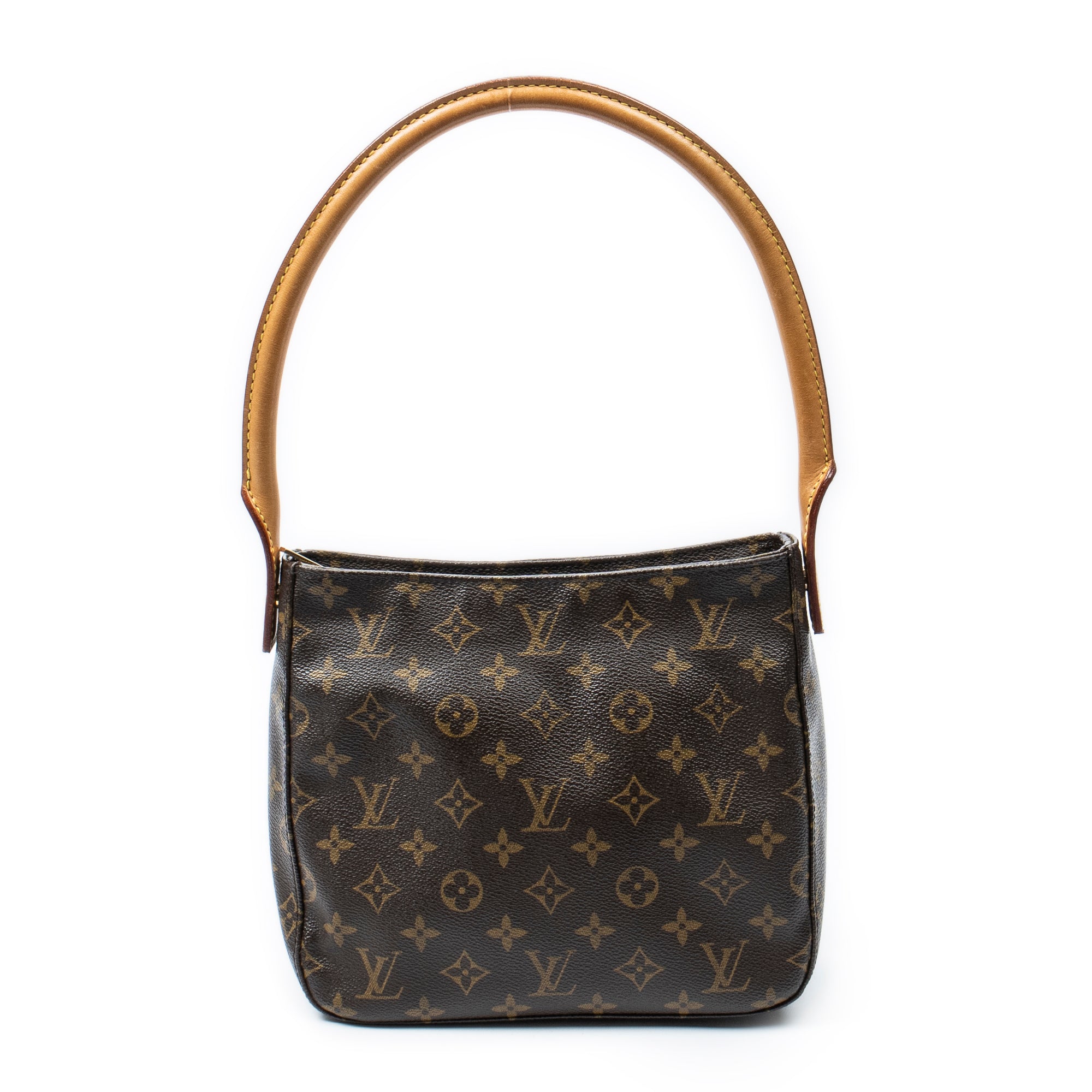 Shoulder Bag Looping MM Brown Monogram Canvas