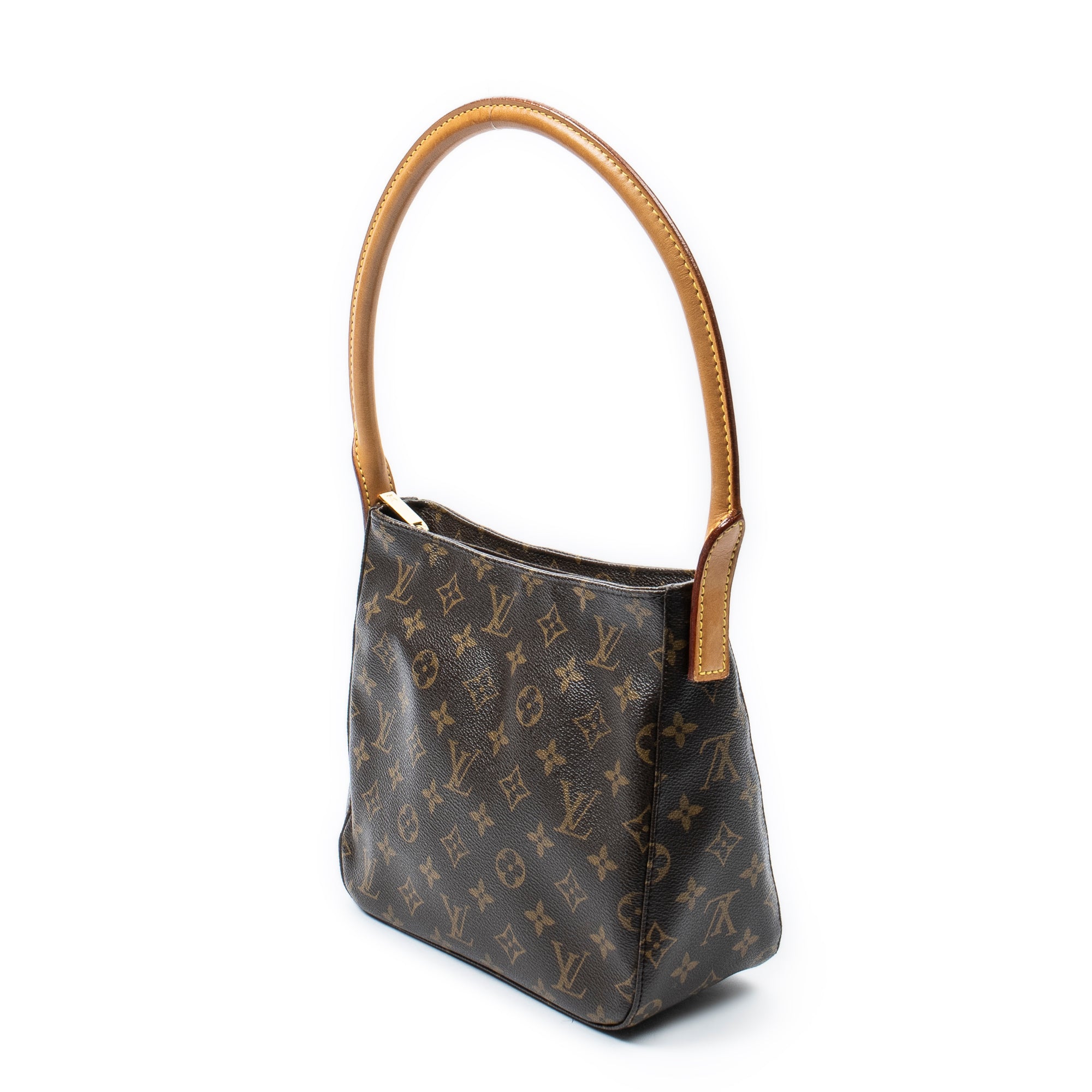 Shoulder Bag Looping MM Brown Monogram Canvas