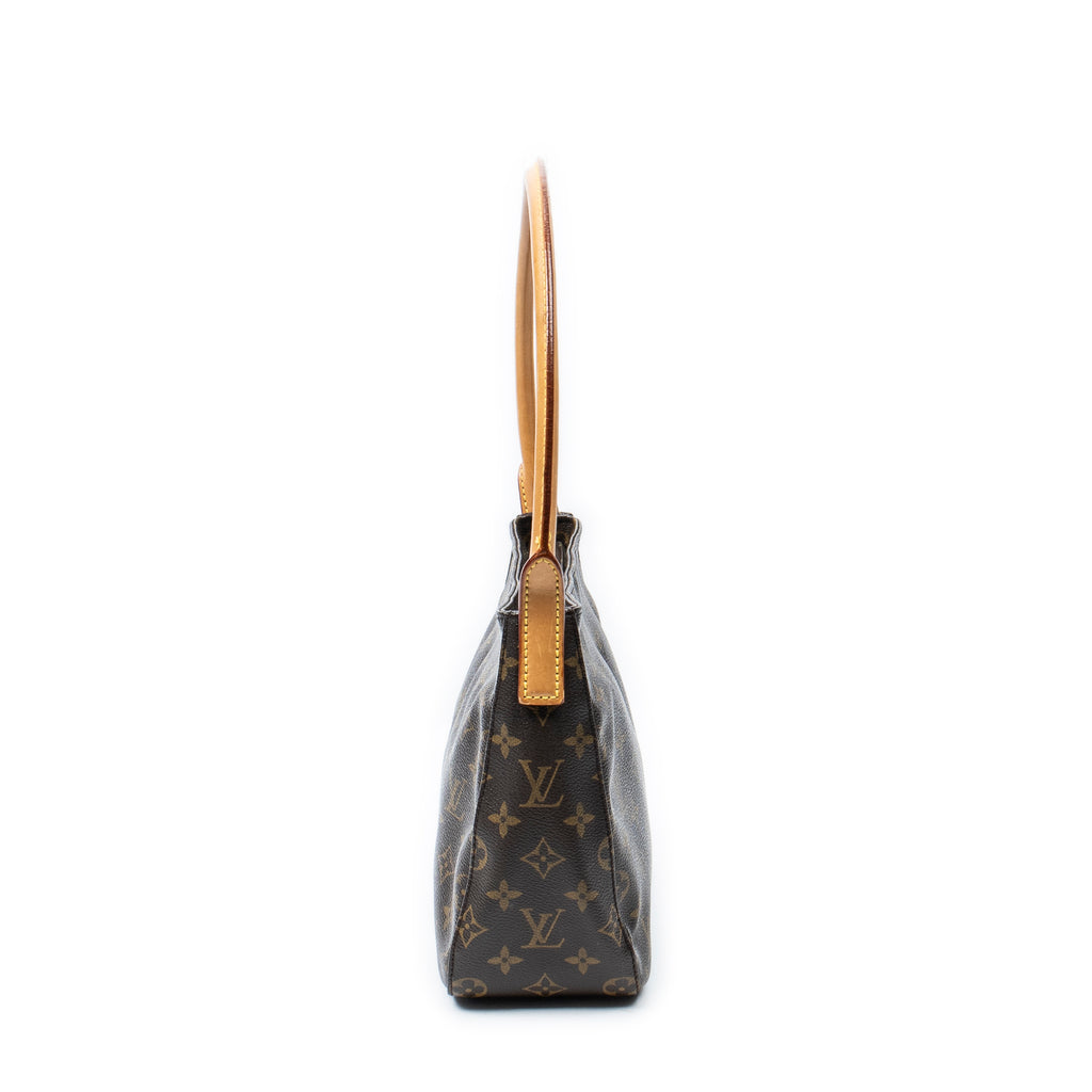 Shoulder Bag Looping MM Brown Monogram Canvas