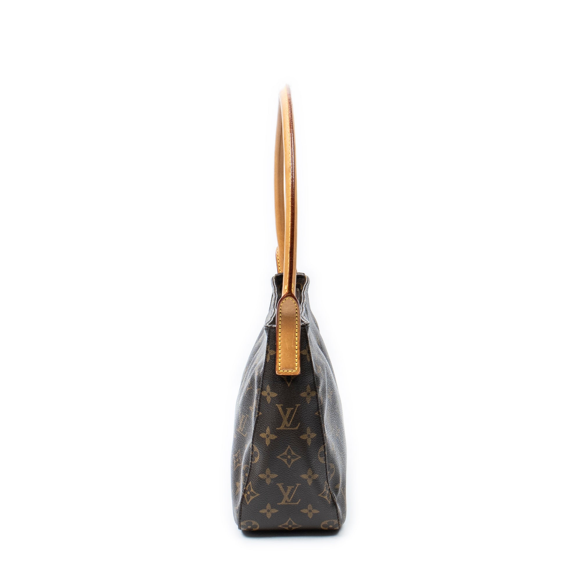 Shoulder Bag Looping MM Brown Monogram Canvas