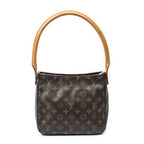 Shoulder Bag Looping MM Brown Monogram Canvas