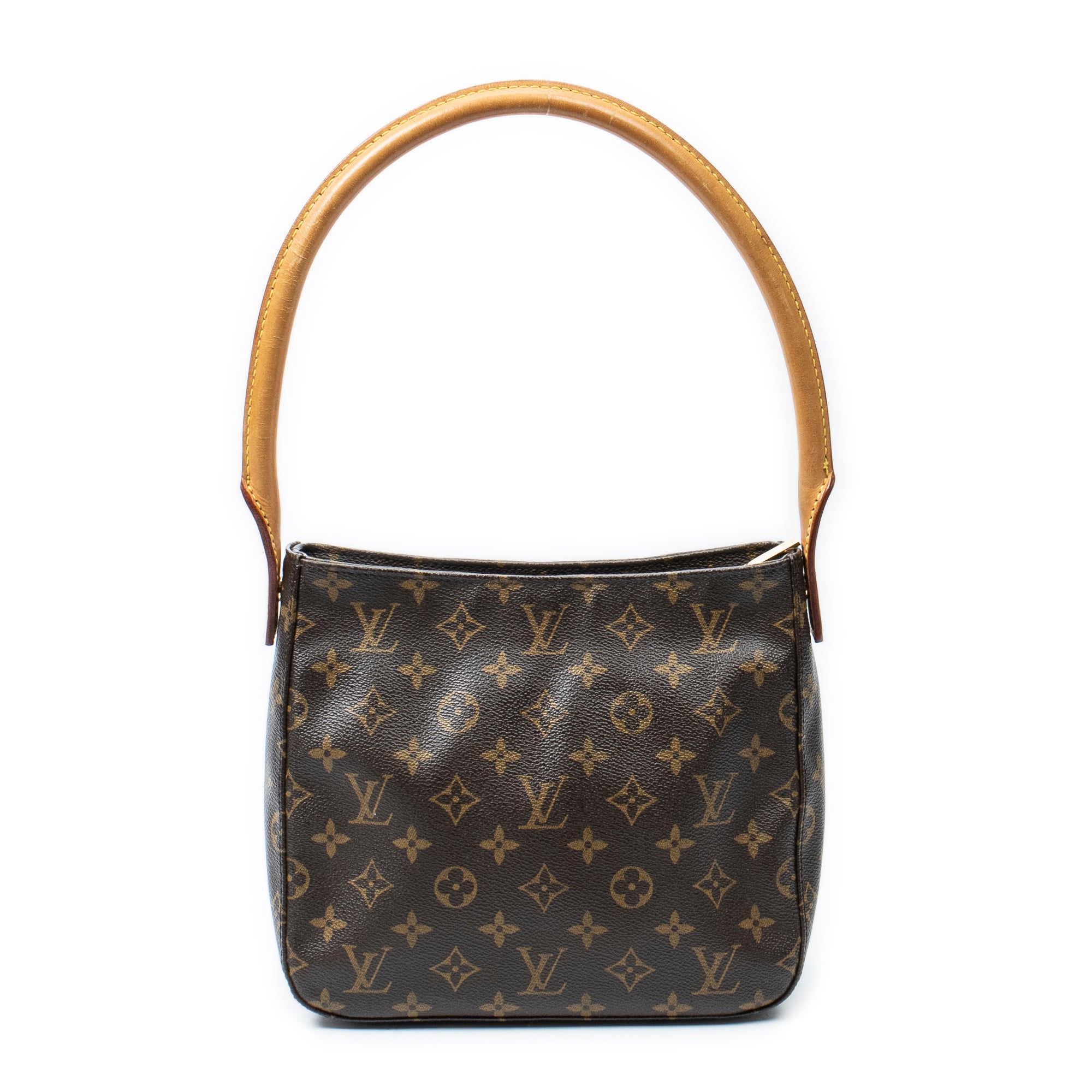 Shoulder Bag Looping MM Brown Monogram Canvas