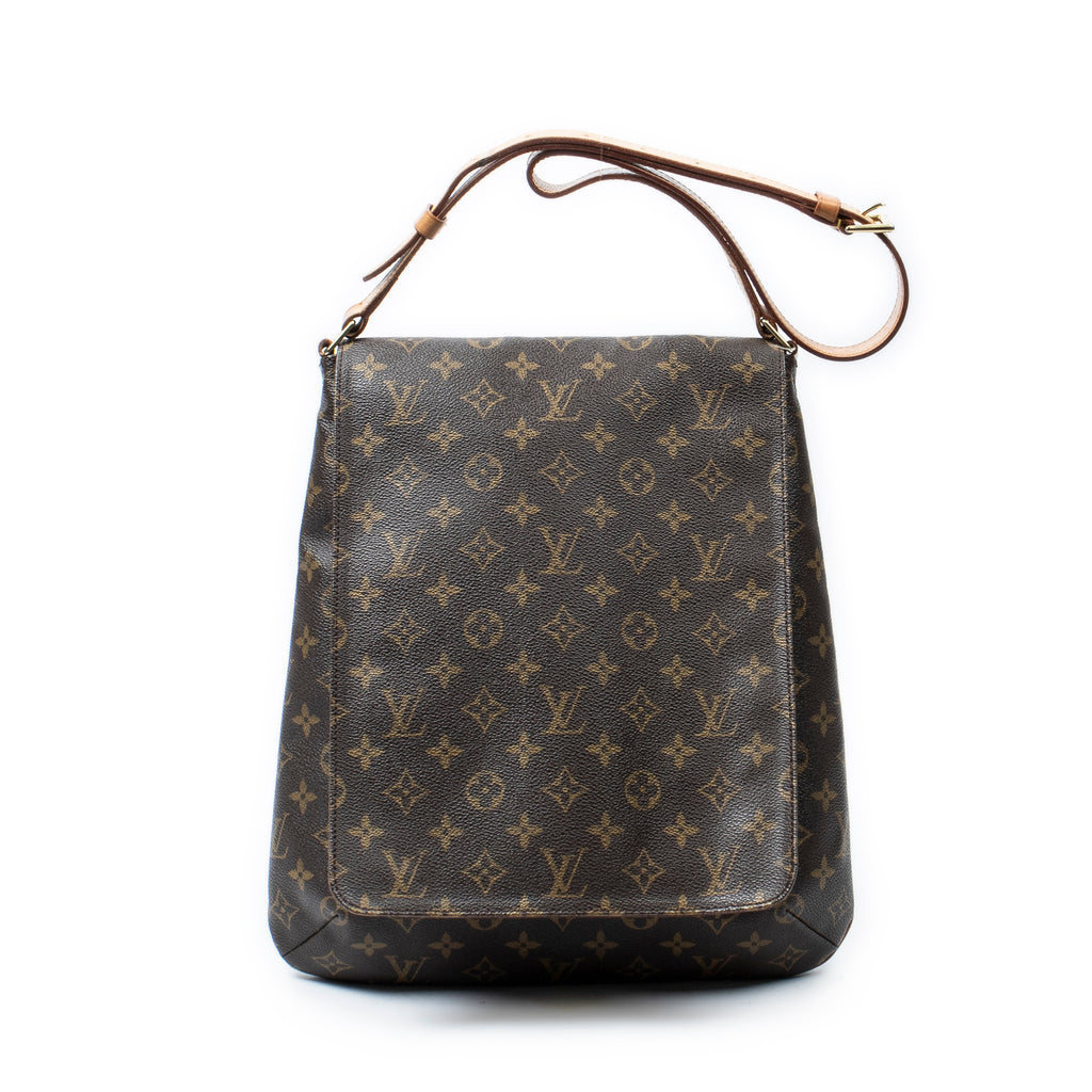 Shoulder Bag Musette Brown Monogram Canvas