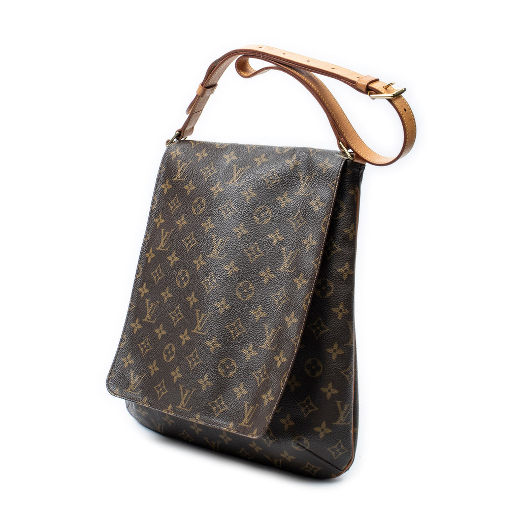 Shoulder Bag Musette Brown Monogram Canvas