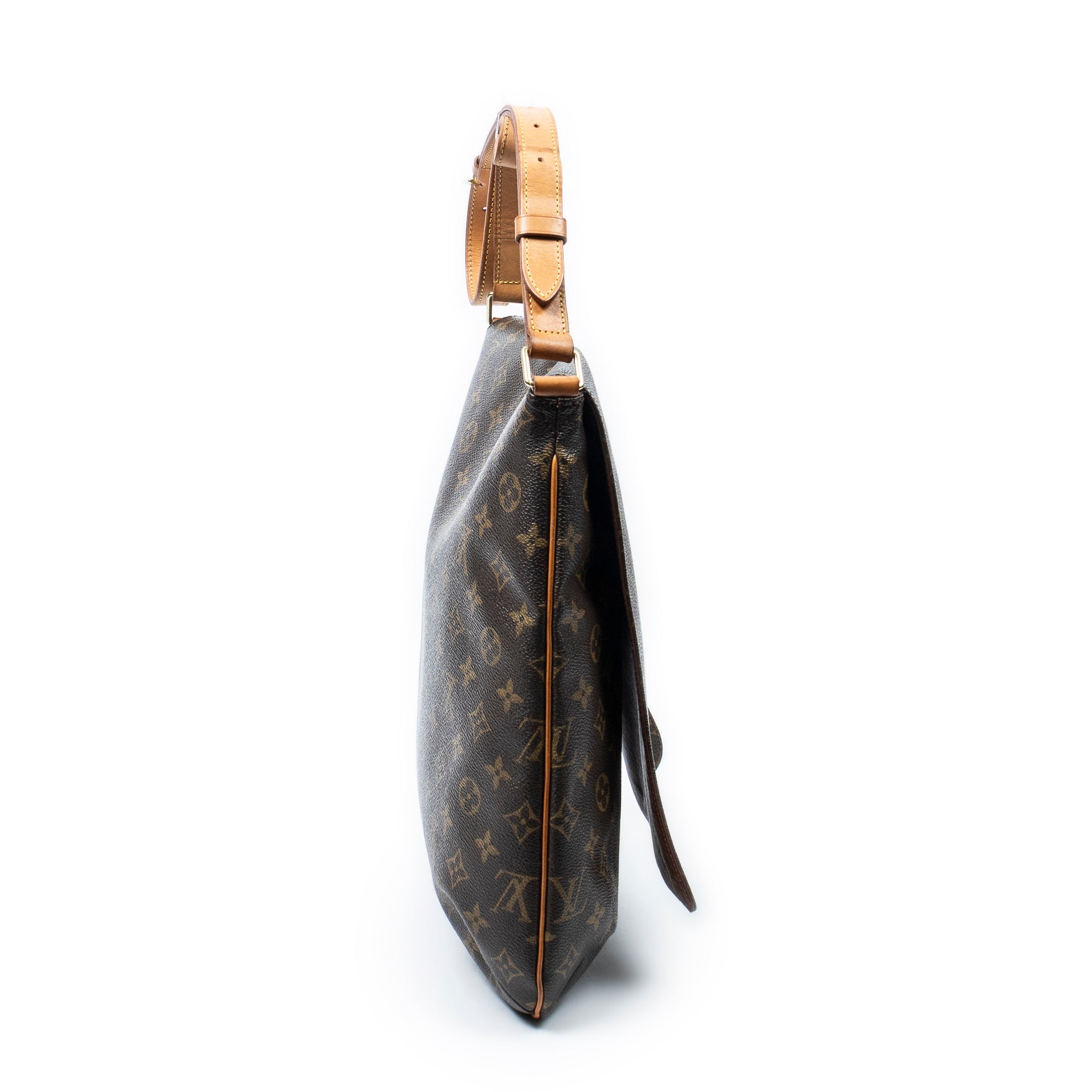 Shoulder Bag Musette Brown Monogram Canvas