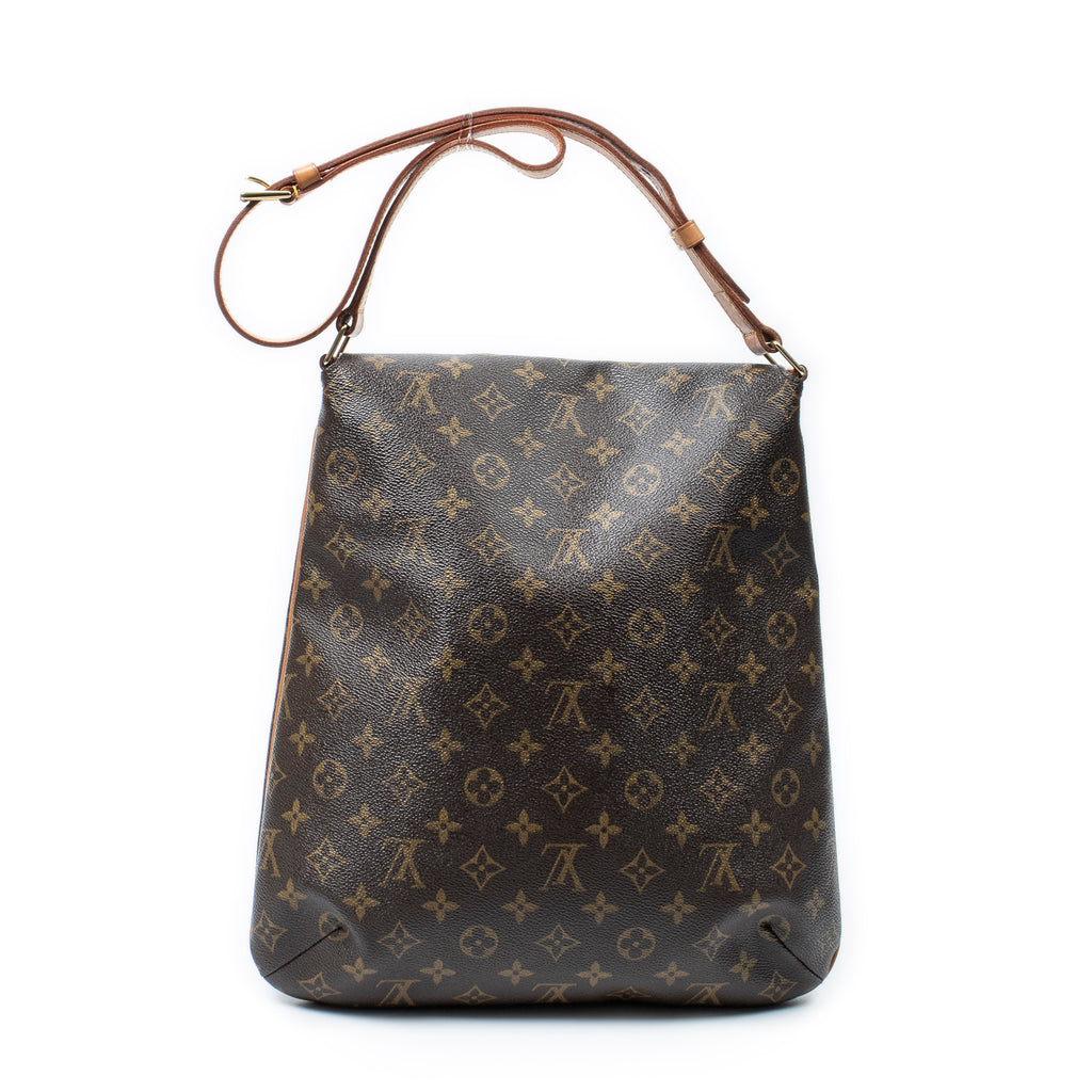 Shoulder Bag Musette Brown Monogram Canvas
