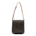 Shoulder Bag Musette Salsa Brown Monogram Canvas
