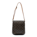 Shoulder Bag Musette Salsa Brown Monogram Canvas