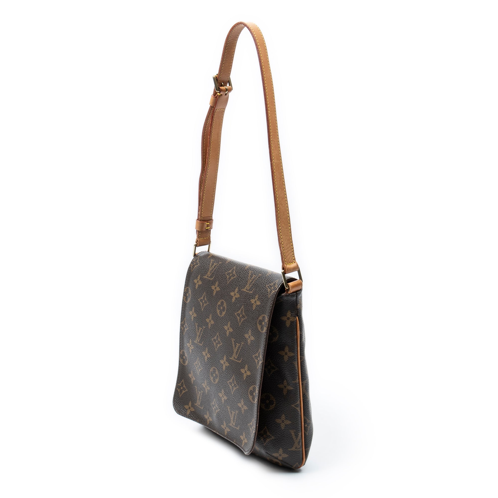 Shoulder Bag Musette Salsa Brown Monogram Canvas